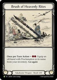 Brush of Heavens Rites - JDG030 (JDG030) [Flesh and Blood: Promo Cards]