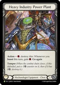 Heavy Industry Power Plant - JDG032 (JDG032) [Flesh and Blood: Promo Cards]