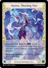 Aurora, Shooting Star - HER120 (HER120) [Flesh and Blood: Promo Cards]