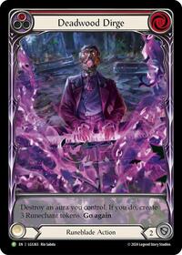 Deadwood Dirge (Red) (Extended Art) - LGS363 (LGS363) [Flesh and Blood: Promo Cards]
