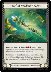 Staff of Verdant Shoots - LGS333 (LGS333) [Flesh and Blood: Promo Cards]