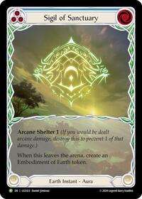 Sigil of Sanctuary (Extended Art) - LGS323 (LGS323) [Flesh and Blood: Promo Cards]