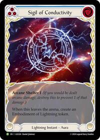 Sigil of Conductivity (Extended Art) - LGS324 (LGS324) [Flesh and Blood: Promo Cards]