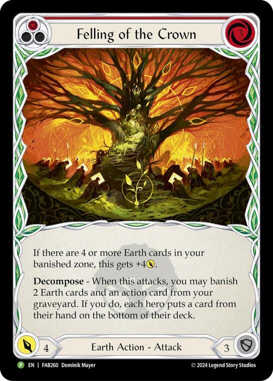 Felling of the Crown - FAB260 (FAB260) [Flesh and Blood: Promo Cards]