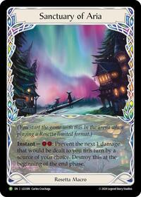 Sanctuary of Aria (Extended Art) - LGS309 (LGS309) [Flesh and Blood: Promo Cards]