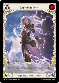 Lightning Form (Red) - LGS308 (LGS308) [Flesh and Blood: Promo Cards]