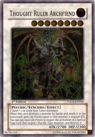 Thought Ruler Archfiend (UTR) (TDGS-EN044) [The Duelist Genesis]