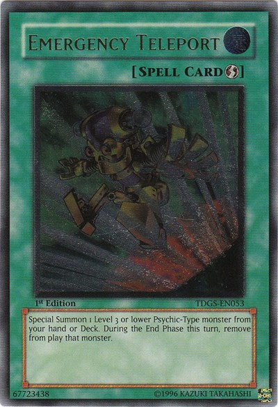 Emergency Teleport (UTR) (TDGS-EN053) [The Duelist Genesis]