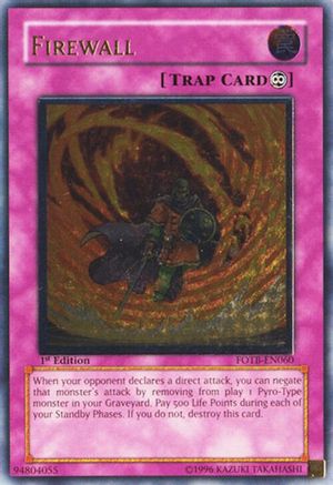 Firewall (UTR) (FOTB-EN060) - Force of the Breaker 1st Edition