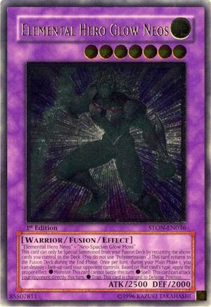 Elemental Hero Glow Neos (UTR) (STON-EN036) - Strike of Neos 1st Edition