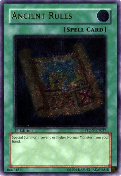Ancient Rules (UTR) (STON-EN037) [Strike of Neos]