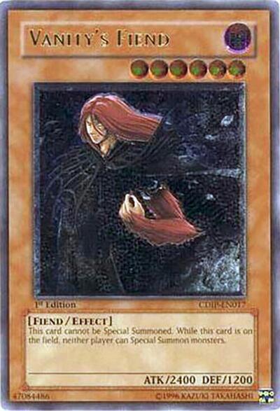 Vanity's Fiend (UTR) (CDIP-EN017) [Cyberdark Impact]