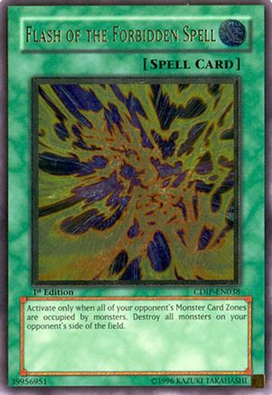 Flash of the Forbidden Spell (UTR) (CDIP-EN038) - Cyberdark Impact 1st Edition