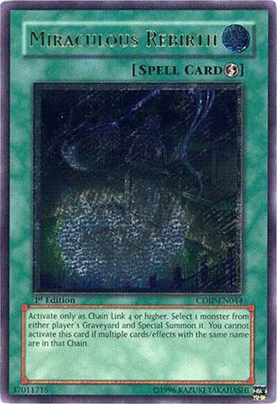 Miraculous Rebirth (UTR) (CDIP-EN044) [Cyberdark Impact]