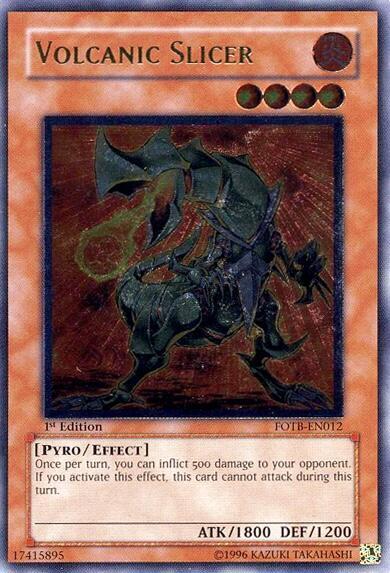 Volcanic Slicer (UTR) (FOTB-EN012) [Force of the Breaker]