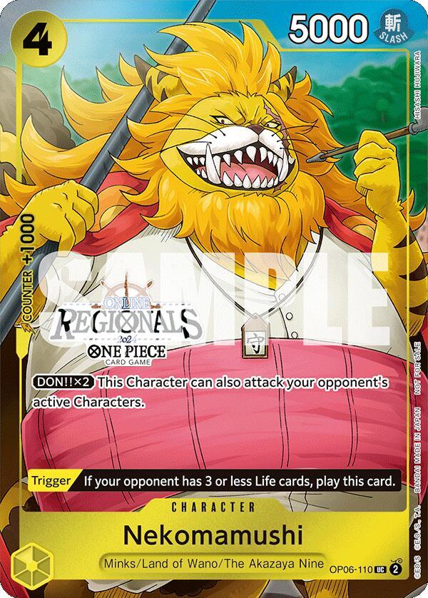 Nekomamushi (Online Regional 2024 Vol. 3) (OP06-110) [One Piece Promotion Cards]
