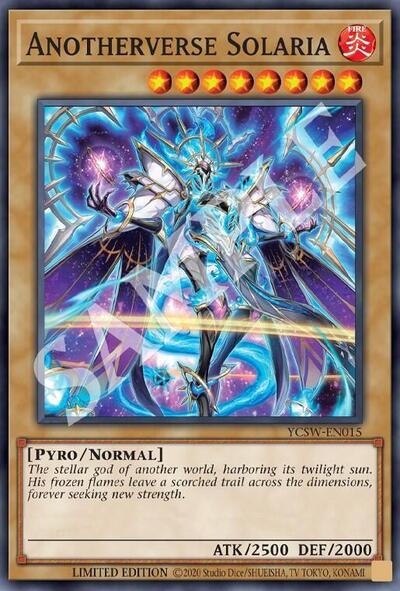 Anotherverse Solaria (SR) (YCSW-EN015) [Yu-Gi-Oh! Championship Series Prize Cards]