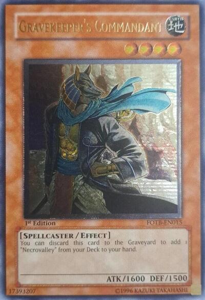 Gravekeeper's Commandant (UTR) (FOTB-EN015) [Force of the Breaker]