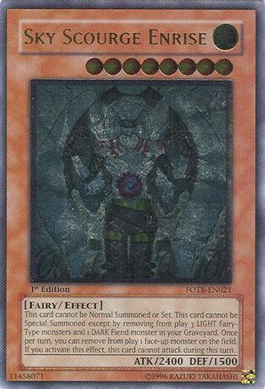 Sky Scourge Enrise (UTR) (FOTB-EN021) - Force of the Breaker 1st Edition