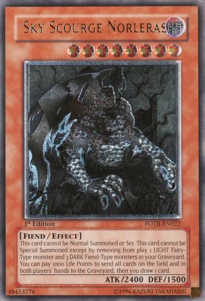 Sky Scourge Norleras (UTR) (FOTB-EN022) [Force of the Breaker]