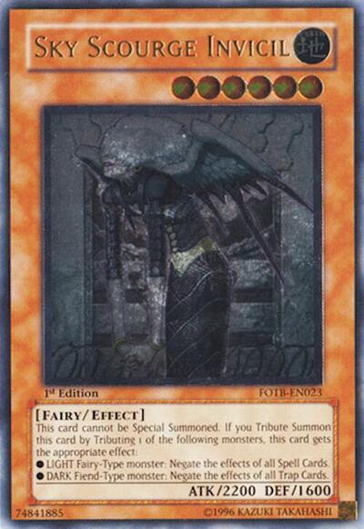 Sky Scourge Invicil (UTR) (FOTB-EN023) [Force of the Breaker]