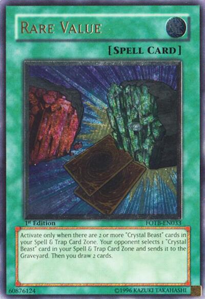 Rare Value (UTR) (FOTB-EN033) [Force of the Breaker]
