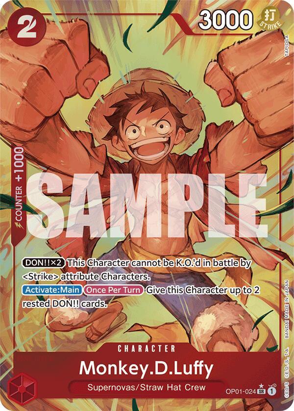Monkey.D.Luffy (OP01-024) (Alternate Art) (OP01-024) [Premium Booster -The Best-]