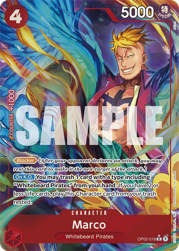 Marco (Alternate Art) (OP02-018) [Premium Booster -The Best-]