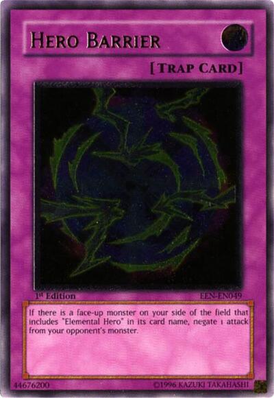 Hero Barrier (UTR) (EEN-EN049) [Elemental Energy]