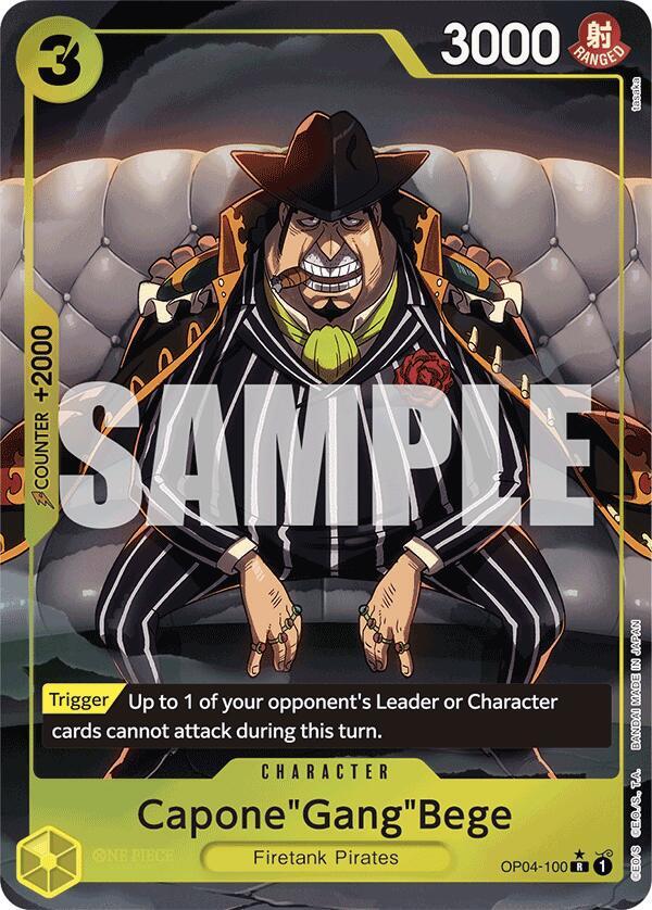 Capone"Gang"Bege (OP04-100) (Alternate Art) (OP04-100) [Premium Booster -The Best-]