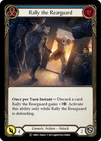 Rally the Rearguard (Blue) (1HB021) [Historic Pack 1 Blitz Deck: Bravo]