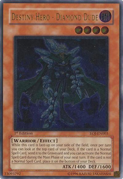 Destiny Hero - Diamond Dude (UTR) (EOJ-EN003) [Enemy of Justice]