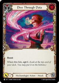 Dive Through Data (Red) (AIO008) [Armory Deck: Dash]