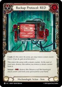 Backup Protocol: RED (Red) (AIO014) [Armory Deck: Dash]