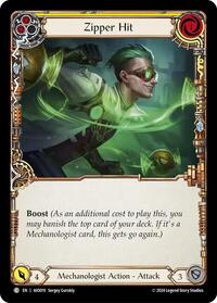 Zipper Hit (Yellow) (AIO019) [Armory Deck: Dash]