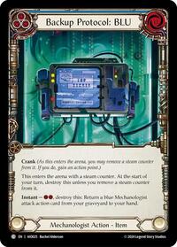 Backup Protocol: BLU (Blue) (AIO025) [Armory Deck: Dash]