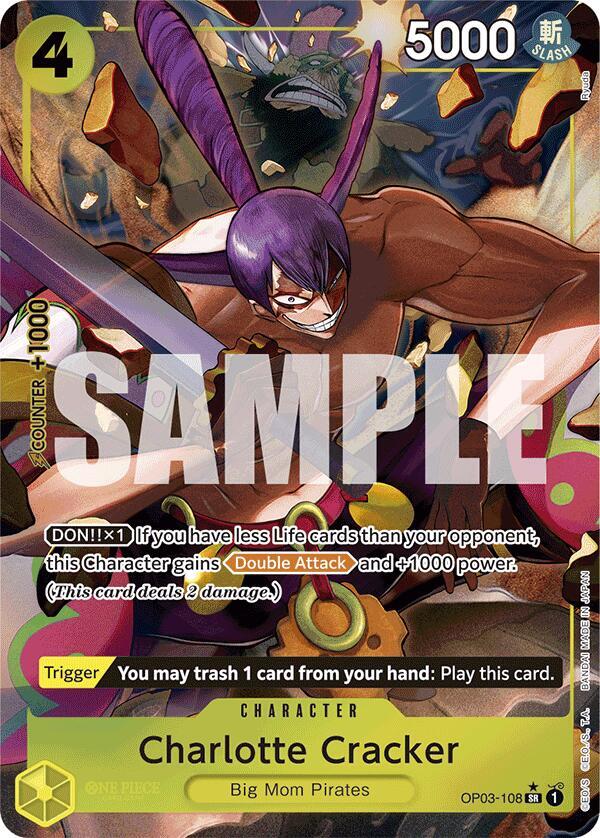 Charlotte Cracker (Alternate Art) (OP03-108) [Premium Booster -The Best-]