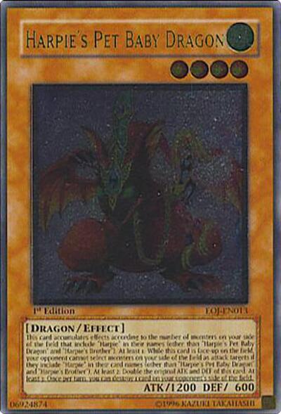 Harpie's Pet Baby Dragon (UTR) (EOJ-EN013) [Enemy of Justice]