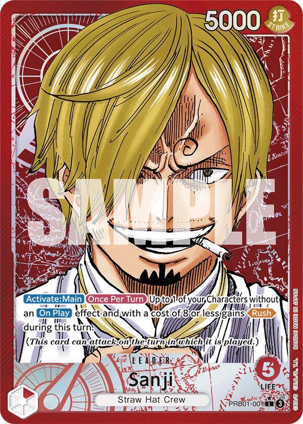 Sanji (PRB01-001) (Alternate Art) (PRB01-001) [Premium Booster -The Best-]