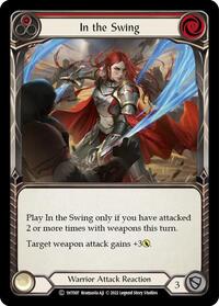 In the Swing (Red) (1HT007) [Historic Pack 1 Blitz Deck: Dorinthea]