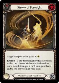 Stroke of Foresight (Red) (1HT010) [Historic Pack 1 Blitz Deck: Dorinthea]
