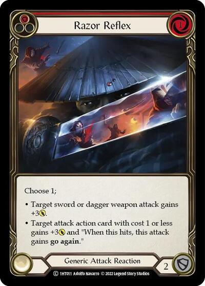 Razor Reflex (Red) (1HT011) [Historic Pack 1 Blitz Deck: Dorinthea]