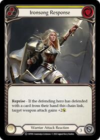 Ironsong Response (Yellow) (1HT016) [Historic Pack 1 Blitz Deck: Dorinthea]