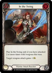 In the Swing (Blue) (1HT020) [Historic Pack 1 Blitz Deck: Dorinthea]