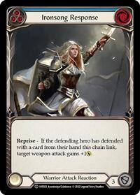 Ironsong Response (Blue) (1HT021) [Historic Pack 1 Blitz Deck: Dorinthea]