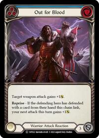 Out for Blood (Blue) (1HT022) [Historic Pack 1 Blitz Deck: Dorinthea]