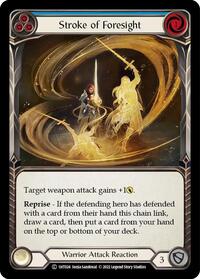 Stroke of Foresight (Blue) (1HT024) [Historic Pack 1 Blitz Deck: Dorinthea]