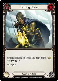 Driving Blade (Blue) (1HT025) [Historic Pack 1 Blitz Deck: Dorinthea]