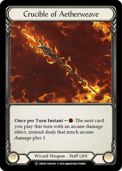 Crucible of Aetherweave (1HK002) [Historic Pack 1 Blitz Deck: Kano]