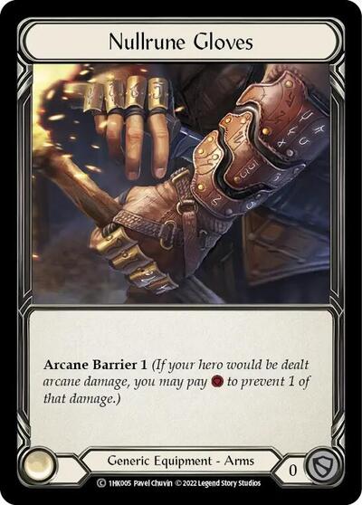 Nullrune Gloves (1HK005) [Historic Pack 1 Blitz Deck: Kano]